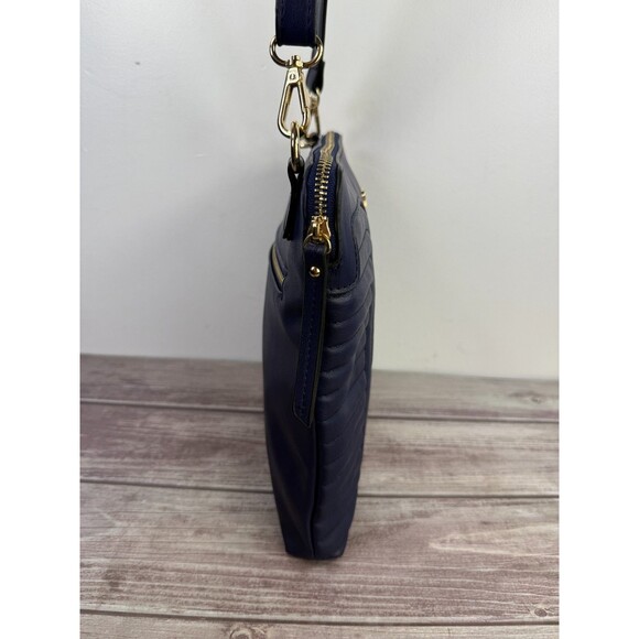 NWOT Litt Crossbody By PurseN Bag with Interior LED Light Navy Blue handbag - Picture 8 of 16